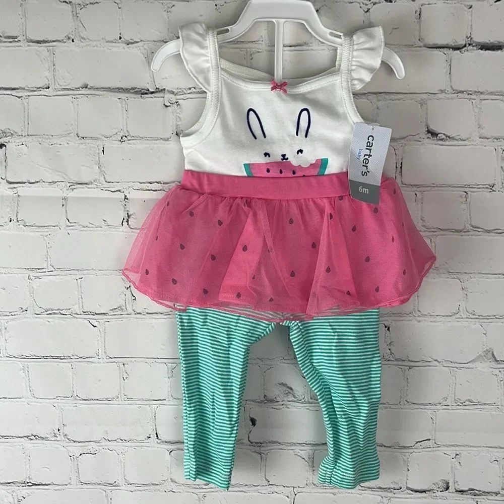 Carter’s Bunny Onesie and Tutu Pants